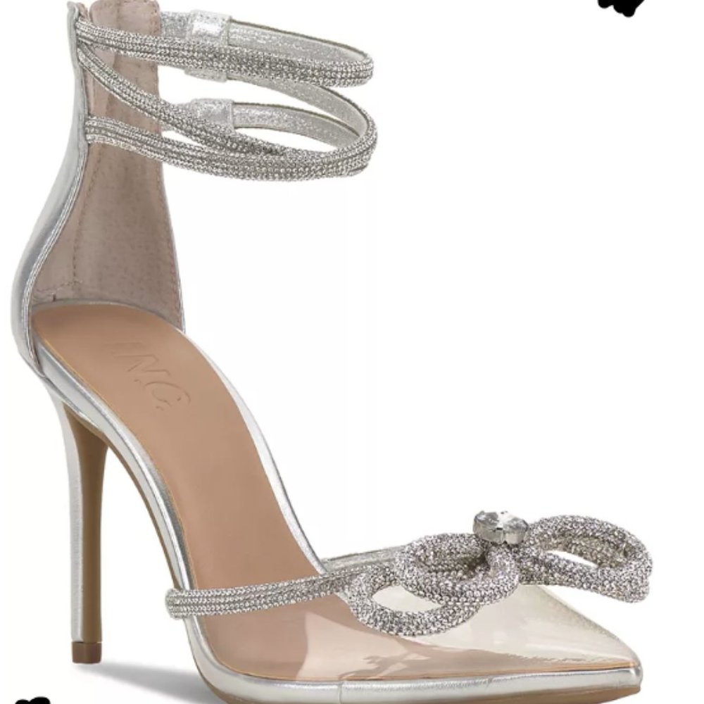 Women's Laynea Translucent Pointed-Toe Pumps - NWOT